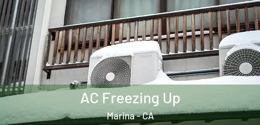 AC Freezing Up Marina - CA