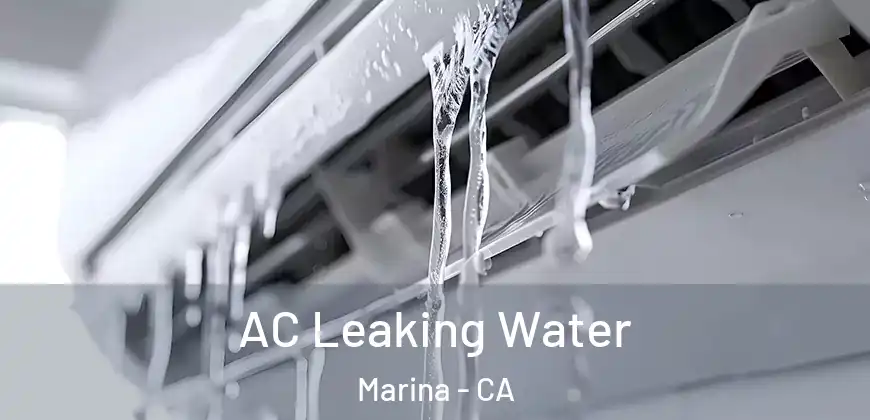 AC Leaking Water Marina - CA