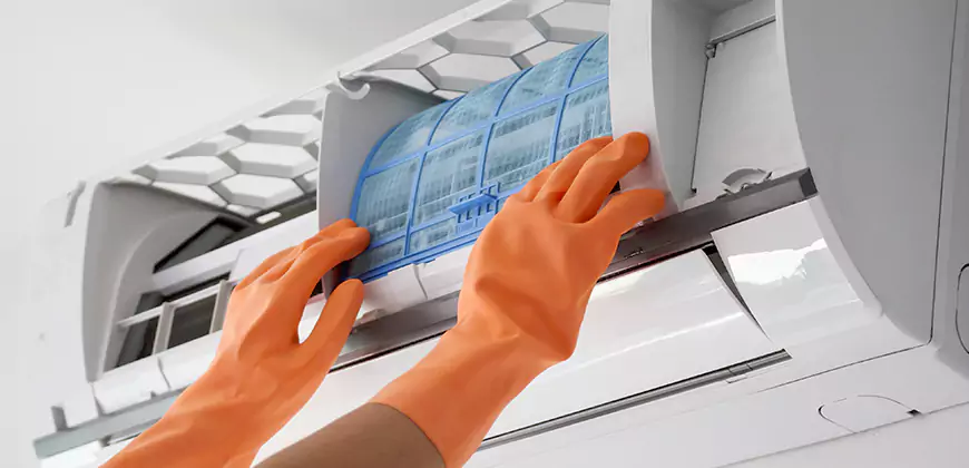 AC Filter Cleaning in Marina