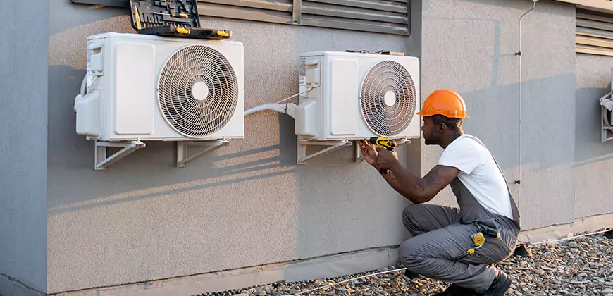 Split-System Outdoor Unit Cleaning in Marina