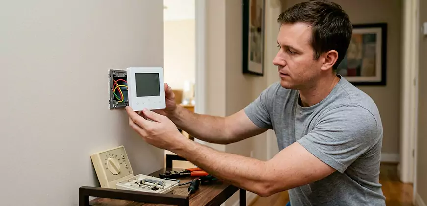AC Control Panel Replacement in Marina